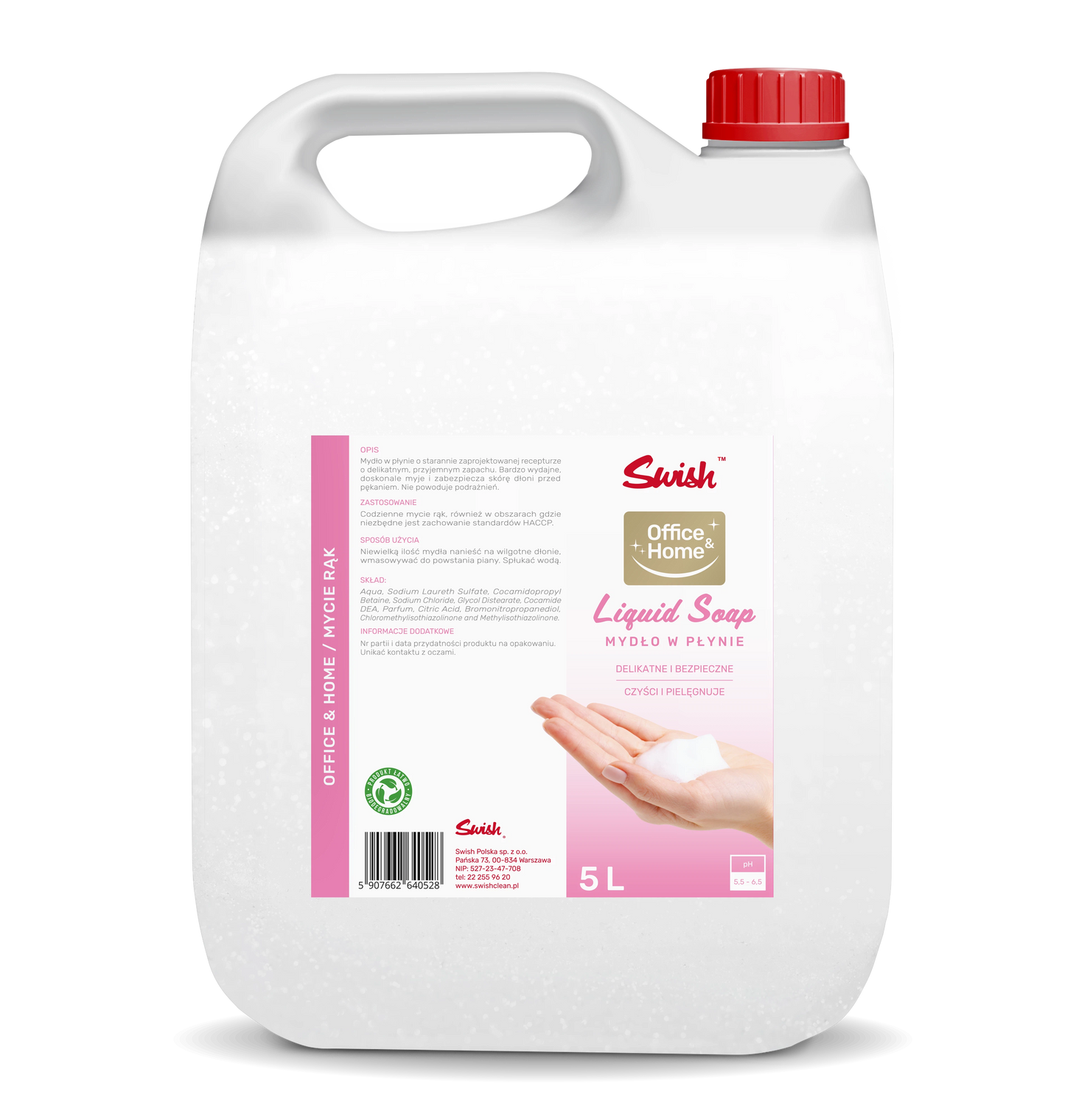 Mydło w płynie do mycia rąk SWISH LIQUID SOAP 5L
