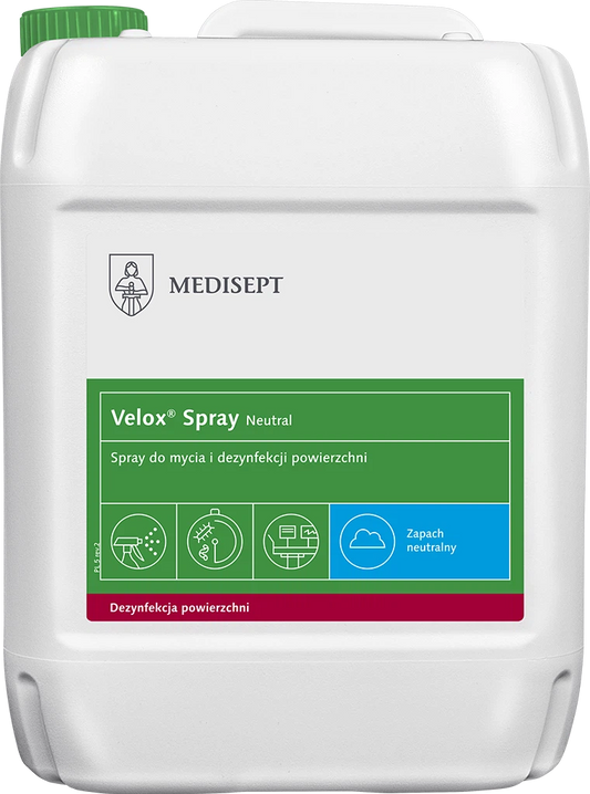 Płyn do dezynfekcji powierzchni MEDISEPT Velox Spray Neutral 5L