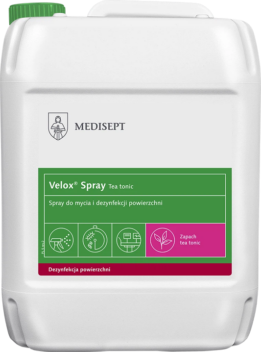 Płyn do dezynfekcji powierzchni MEDISEPT Velox Spray Tea Tonic 5L