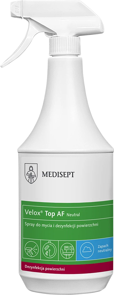 Płyn do dezynfekcji powierzchni MEDISEPT Velox Top AF Neutralny ze spryskiwaczem 1000ml
