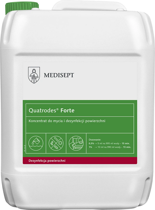 Płyn do dezynfekcji powierzchni MEDISEPT Quatrodes Forte 5L