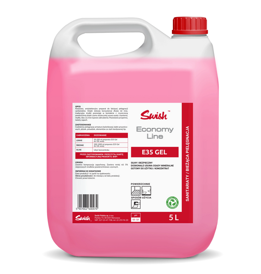 Preparat skoncentrowany kwasowy do mycia sanitariatów SWISH GEL 5L