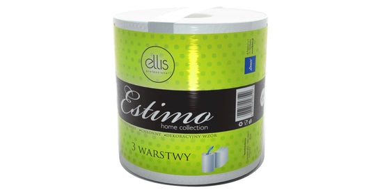 Ręcznik Ellis Estimo Comfort 3-warst. 80m biały celuloza 400 list.