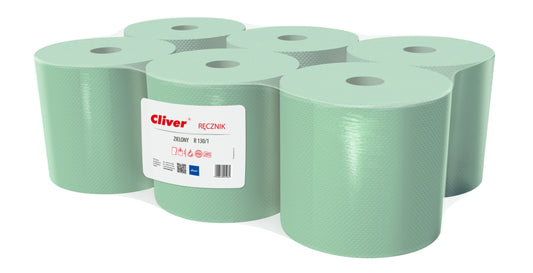 Ręcznik Cliver STANDARD MIDI zielony mak. 19cm 130m 6szt.