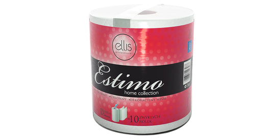 Ręcznik Ellis Estimo Professional biały cel. 2warst. 18,6cm 500 list. 6szt.
