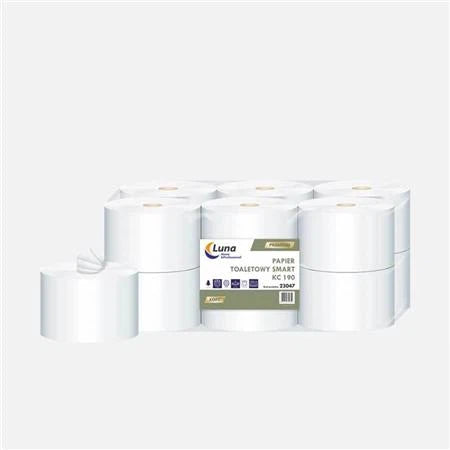 Papier toaletowy SMART ONE biały celuloza 2 warst. 190m