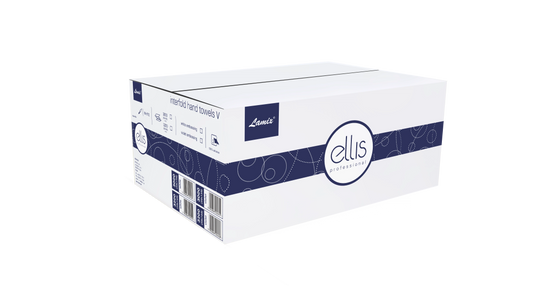 Ręcznik ZZ Ellis Professional biały (fioletowy wzór) cel. 2 warstw. 3000/150*